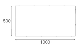 PŁYTA TARASOWA MF 500X1000 WYMIARY