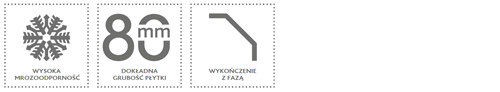 KOSTKA BRUKOWA KWADRAT ECO  PARAMETRY