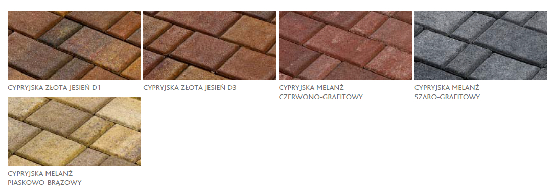 KOSTKI SZLACHETNE MELANŻE KOLORYSTYKA