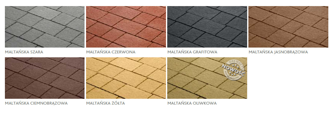KOSTKI DEKORACYJNE STANDARD KOLORYSTYKA