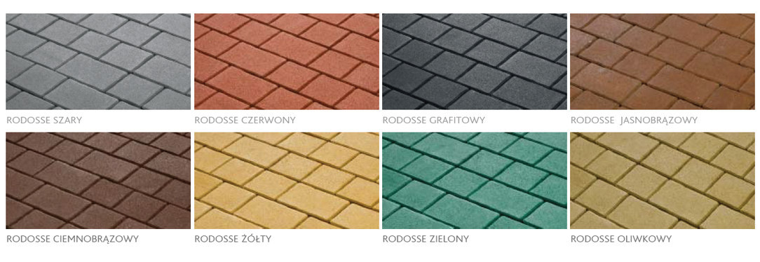 KOSTKI DEKORACYJNE STANDARD KOLORYSTYKA